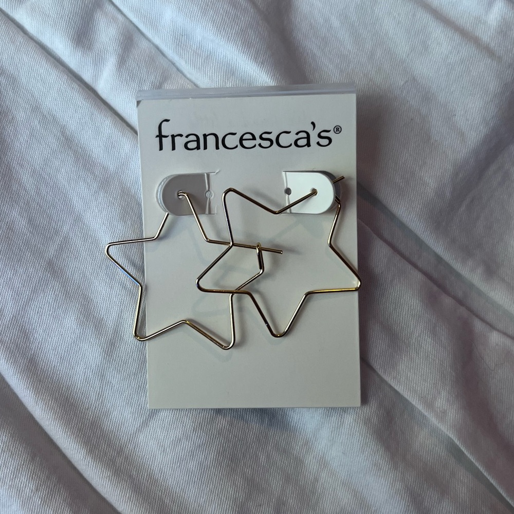 Gold Star Earrings
